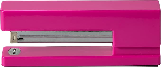 JAM PAPER Modern Desk Stapler - Pink - Sold Individually