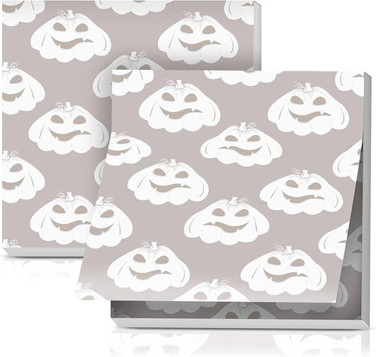2 Pack Sticky Notes 3x3 Inches, Bright Cute Strong Sticking Power, Easy to Post for Home, Office, 80sheets/Pads, Black Pumpkin