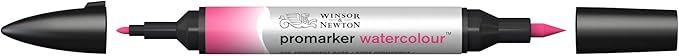 Winsor & Newton ProMarker Watercolor Marker, Permanent Rose