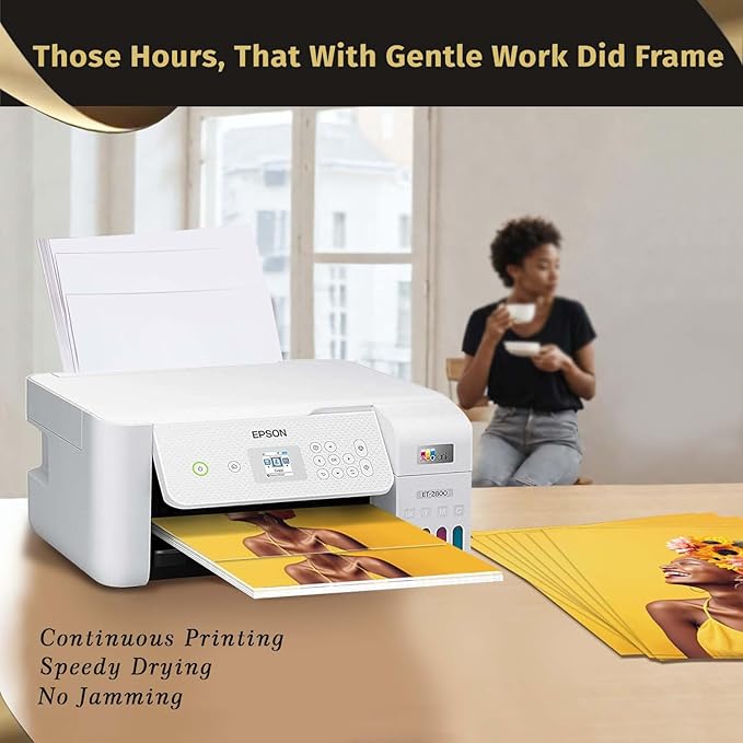 TransOurDream 130g Tru-Sublimation Paper 30 sheets for Inkjet Printers (Vivid, 8.5x11") Sublimation Heat Transfer Paper for Sublimation Ink ONLY