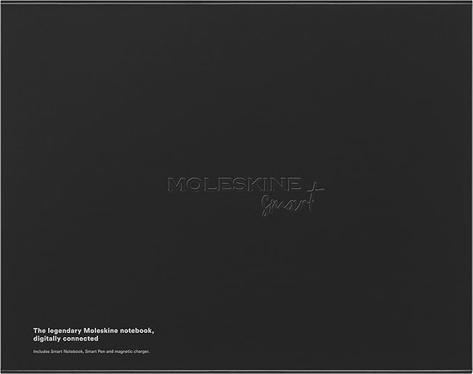 Moleskine Smart Writing Set with Improved Battery – 2024 Edition | Smart Notebook & Smart Pen for Digital Note-Taking | Works Notes App Smart Notebooks Only