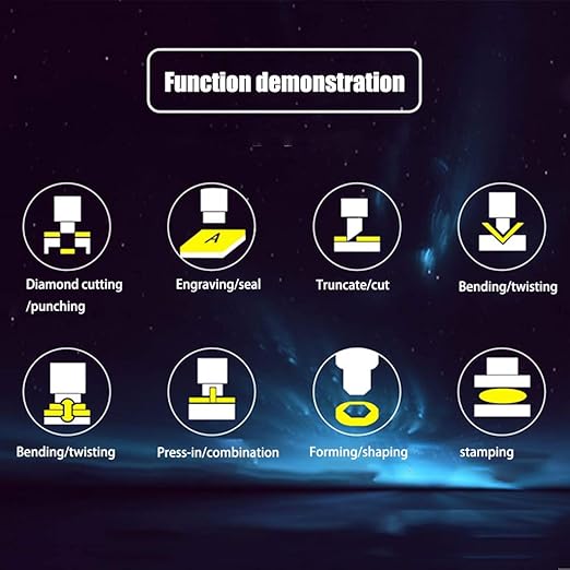 Leather Imprinting Machine Leather Hole Puncher Hand Punching Machine Press Punch Tool Leather Cutt Craft Hole Punching Press Tool (Includes PP Plate + Aluminum Plate with Scale)