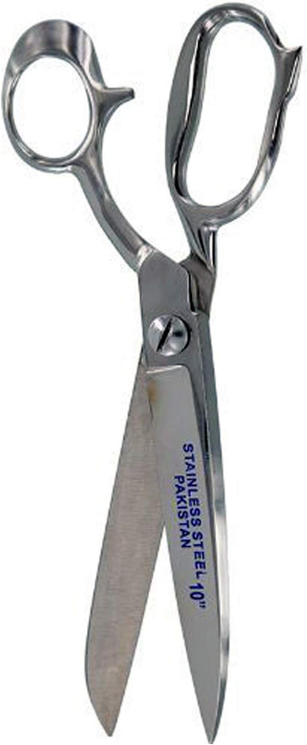 SE 10" Heavy-Duty Stainless Steel Tailor’s Scissors - SC67H