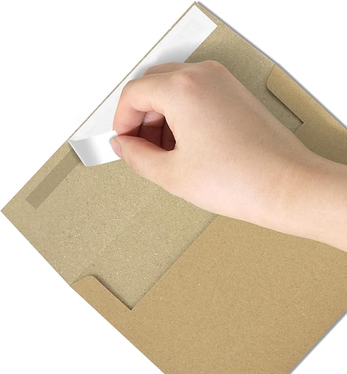 Blank Cards and Envelopes 4.375x5.75,50 Pack Kraft Cards Brown Envelopes for All Occasions,Invitations Thank You Blank Cards