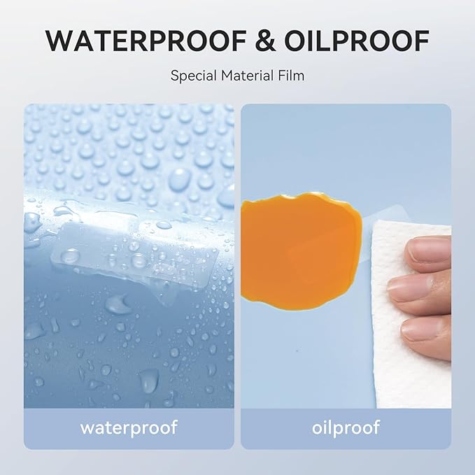 NIIMBOT Thermal Label 3 Rolls Set Home School Office Storage and Organization for NIIMBOT D11 D110 D101 H1S Label Maker (1440CLEAR)