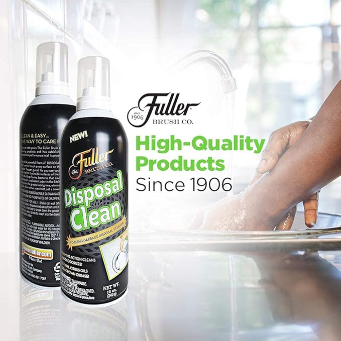 Fuller Brush Garbage Disposal Cleaner ? Foaming Action - Fresh Citrus Scent ? 12 oz. - 6 Pack