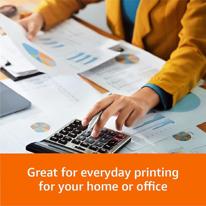 Amazon Basics 30% Recycled Multipurpose Copy Printer Paper, 11 x 17 Inches, 20 lb, 5 Ream, (2,500 Sheets), 92 Bright, White