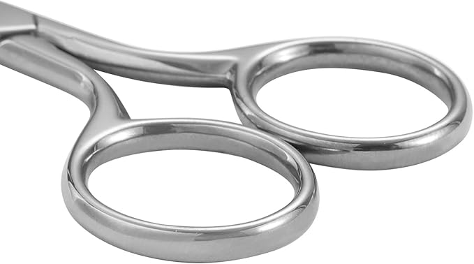 HAGUPIT Small Precision Embroidery Scissors, 4" Forged Stainless Steel Sharp Pointed Tip Detail Shears for DIY Craft Thread Cutting, Needlework Yarn & Sewing