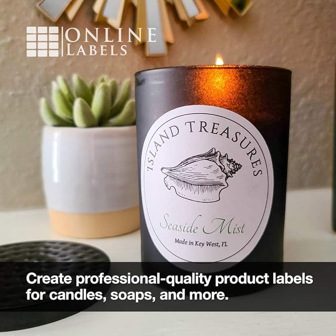 3 Inch Round Labels - Pack of 12,000 Circle Stickers, 2,000 Sheets - Inkjet/Laser Printer - Online Labels