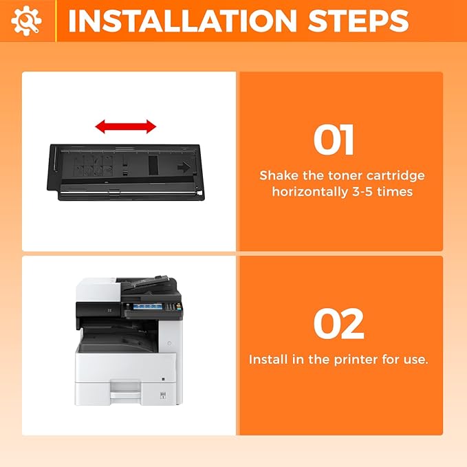 TK6117 TK-6117 Toner Cartridge Black 1Pack High Yield Replacement for Kyocera TK6117 TK-6117 1T02P10US0 Compatible with Kyocera ECOSYS M4132idn M4125idn Multifunctional Printer,15,000 Pages Monochrome
