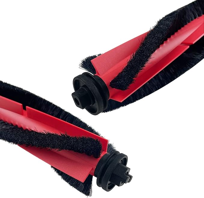 HMHAMA Replacement Main Roller Brush Side Brush Kit Compatible for Q5 Robot Vacuum Accessories Parts, 2 Main Brush 8 White Side Brush