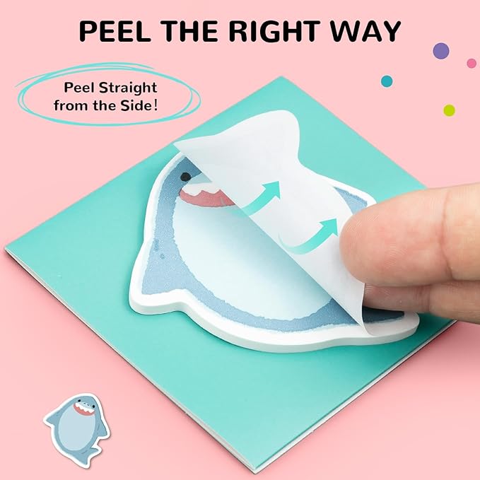 M&G 12 Pads Animal Sticky Notes Set, 360 Sheets Cute Cartoon Memo Pads with Foldable Stand, 30 Sheets/Pad, Chubby, Puffy & Beamy Animal Designs,3×2 Inch Self-Stick Notes for School, Office, Home