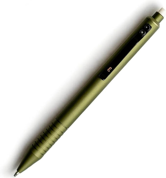 Everyman OD Green Grafton Mechanical Aluminum Pencil, Premium 0.5mm Lead Writing, Drawing & Sketching, ideal for Professionals, Students and Architects & EDC Pencil
