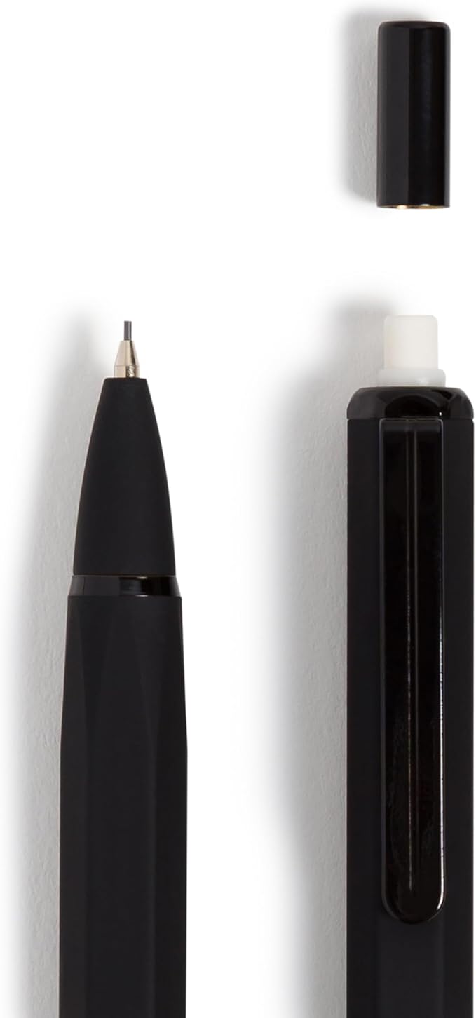 U Brands Cambria Soft Touch High End Mechanical Pencils, Midnight, Medium (0.7 mm) Point, 12 Count (5008U01-24)