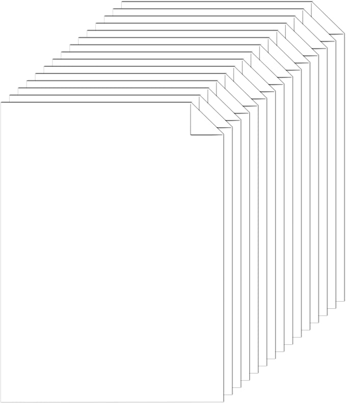 28 Sheets Bright White Cardstock 8.5 x 11 Certificate Paper, 92lb/250gsm White Card Stock Printer Paper for DIY Cards, Wedding, Business Cards, Menus, Invitations