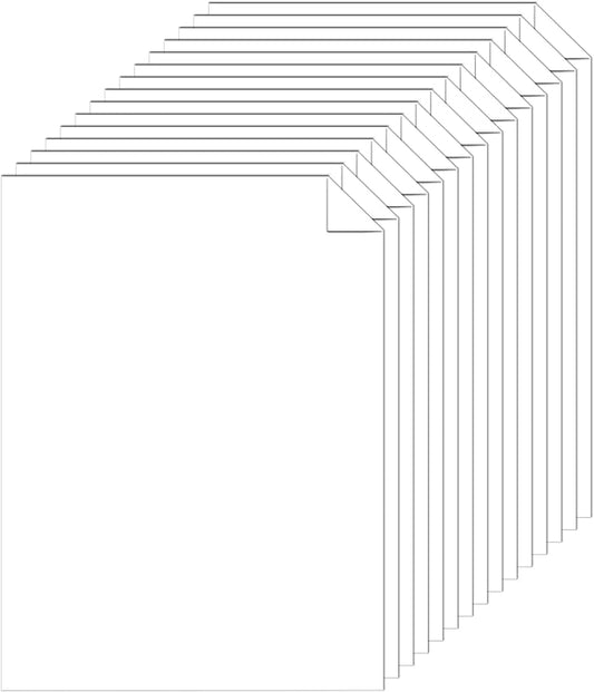 28 Sheets Bright White Cardstock 8.5 x 11 Certificate Paper, 92lb/250gsm White Card Stock Printer Paper for DIY Cards, Wedding, Business Cards, Menus, Invitations