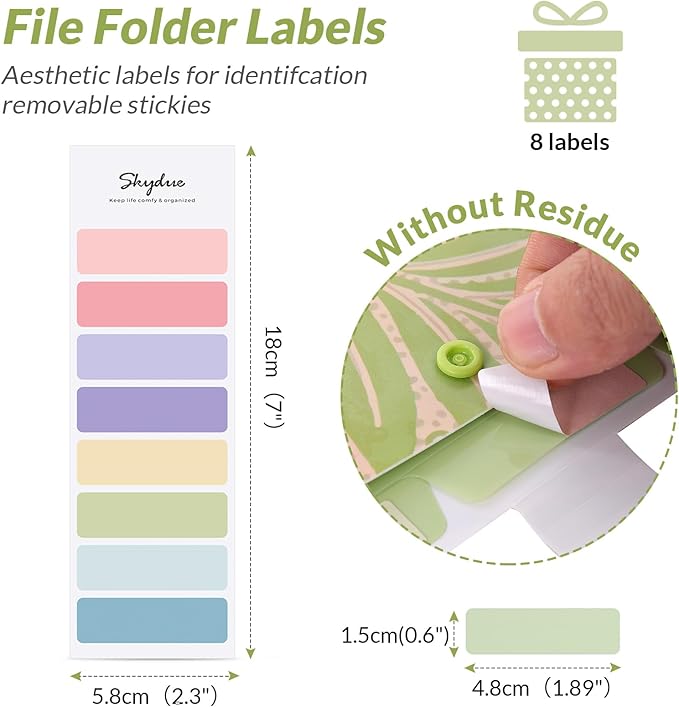 SKYDUE Expanding File Folder with 5 Pockets, Accordion File Organizer,Portable Receipt Paper Documents Organizer,Letter Size Filing Folder School Office Supplies,Green