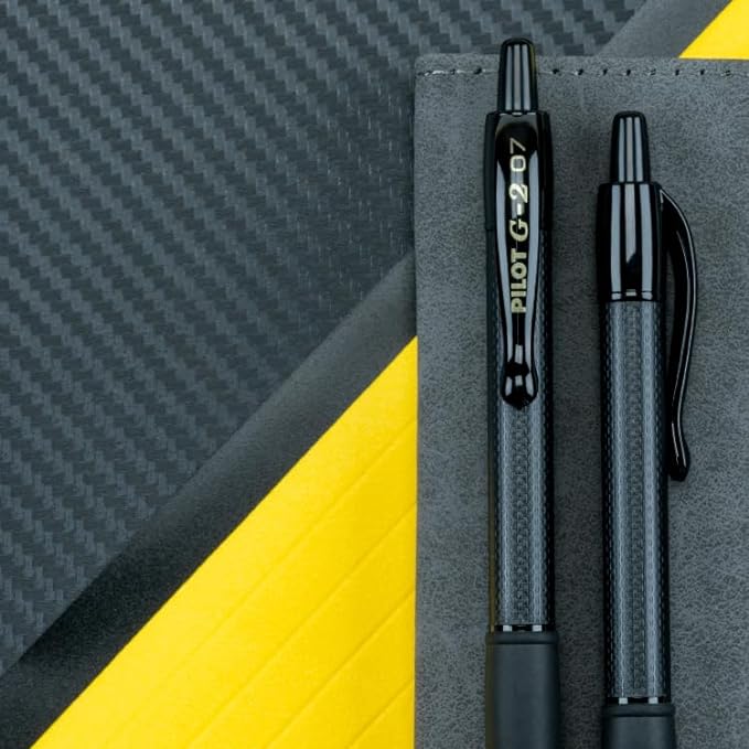 Pilot, G2 Edge Premium Gel Roller Pens, Fine Point 0.7 mm, Gel Pens Black Ink, Pack of 12 - Ideal for School, Journaling & Office Writing