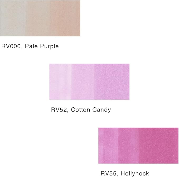 Copic Sketch, Alcohol-based Markers, 3pc Set, Color Fusion #2, Pink