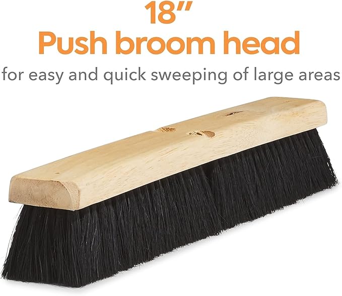 COASTWIDE 18" Push Broom Head, Tampico (CW57735)