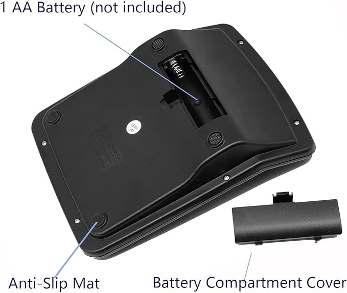 Office Desk Calculator - Dual Power Simple Financial Calculator with Big Button Large Display for Office, Home & School (Green)