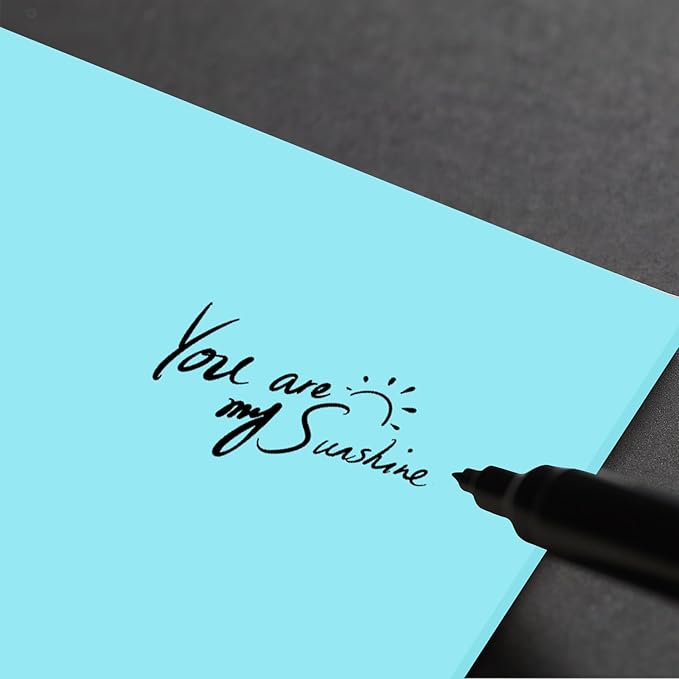 160 Sheets Cardstock Paper 8.5 x 11 Heavyweight Weight 200gsm Blue Card Stock Paper Printing, Crafts, Invitations | Smooth Printer Cardstock Paper | Bulk Construction Paper DIY & Professional Use