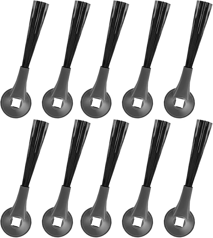 PELLYDA Replacement Parts for Shark Robot,Replacement Side Brushes for Shark IQ Robot R101AE (RV1001AE),RV1100,RV1101,RV2011DRUS, RV912S,R100, Shark AI AV2501S,AV2501AE,RV2502AE Robotic.(10 Pack)