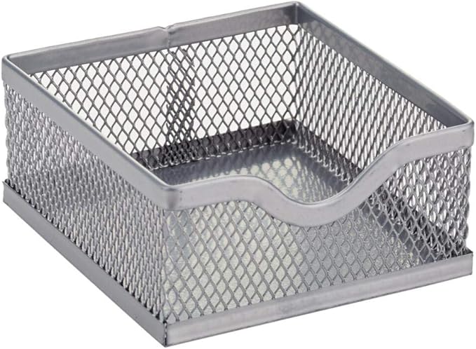 Annova Mesh Desk Organizer Office with 7 Compartments + Drawer/Desk Tidy Candy/Pen Holder/Multifunctional Organizer (Silver)