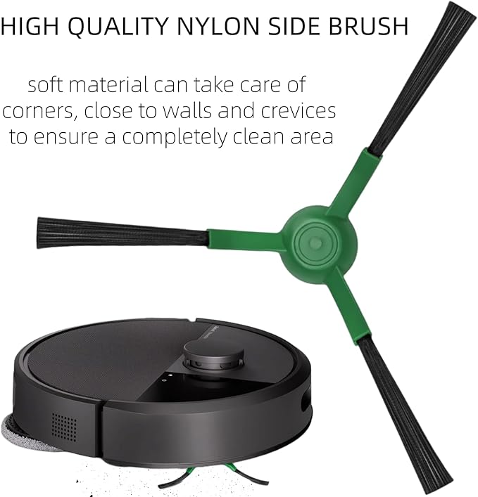 Replacement Parts for iRobot Roomba 105 Vac / Y0140 / Q0120 / Y0110 / 105 Combo / Q011 / Q0520 Robot Vacuums, 2 Roller Brush 10 Side Brush 10 Filter 2 Cleaning Tool, Accessories Kit Spare Attachments