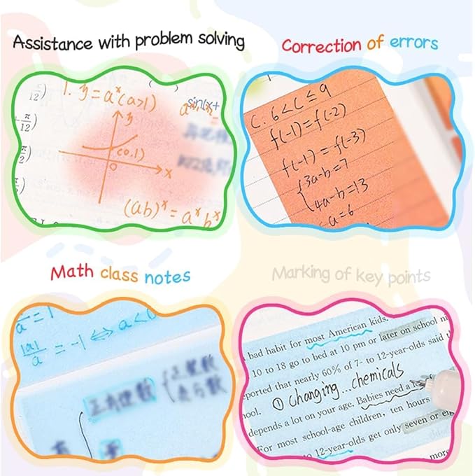 Cute Monster Pattern Sticky Note, 2025 New 105 Sheets/Roll Fun Pastel Pull-Out Memo Pads, Easy Post Memo Pads, Funny Back to School Gift for Teachers & Students