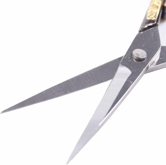 BIHRTC Vintage Plum Blossom Clouds Sewing Scissors for Embroidery, Sewing, Craft, Art Work & Everyday Use - Pack of 2,1pc Per Design