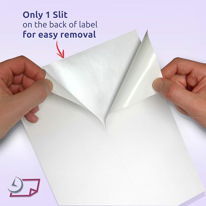 NextDayLabels - 8-1/2 x 11 Neon Color High Light Fluorescent Labels for Laser & Inkjet Printer (Blue Fluorescent, 8.5" x 11" - 1 Per Page | 100 Labels)