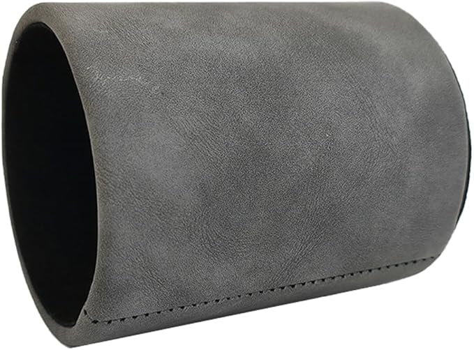 Pen Pencil Holder Cup Container Leather Desk Organizer Stand Decor Brush Scissor Holder Decoration Office Desk Home School