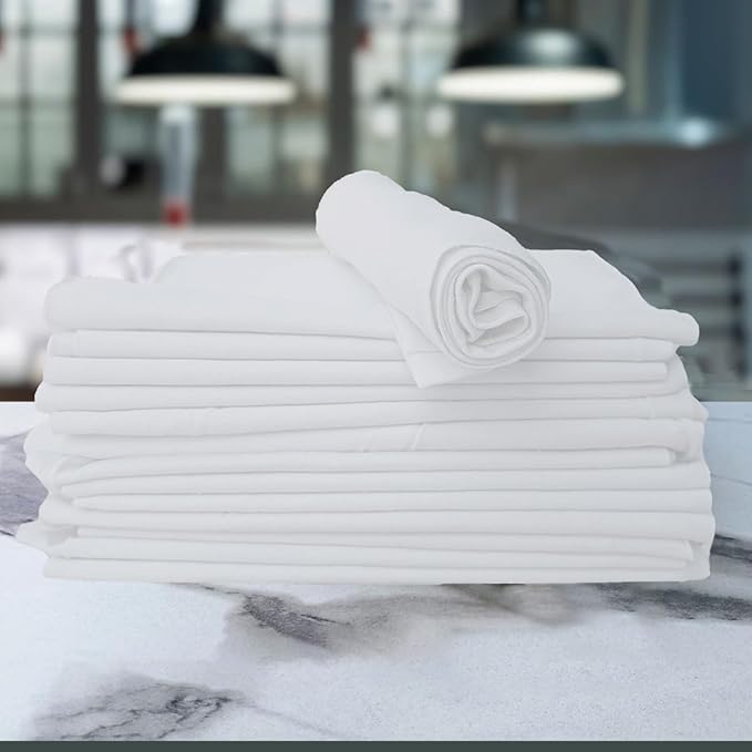 SupremePlus Premium Exact Cut White T-Shirt Cleaning Rags (20 Packs of 20 Pieces) - 20"x20" Cotton Rag for Mechanic Shops, Cast Iron, Staining Wood, Painting & Households – Shop Rags Bulk