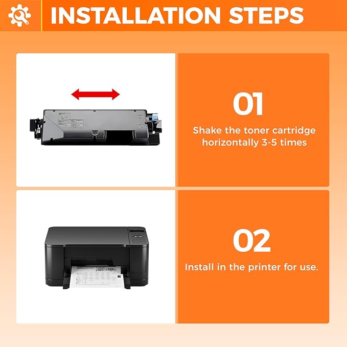 TK-5152 TK5152 Toner Cartridges 4Pack High Yield Replacement for TK-5152K TK-5152C TK-5152M TK-5152Y Compatible with Kyocera ECOSYS M6035cidn M6535cidn P6035cdn Laser Printer Black Cyan Magenta Yellow