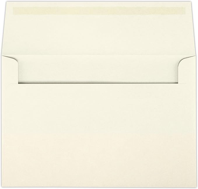LUXPaper A8 Invitation Envelopes | 5 1/2" x 8 1/8" | Natural | 70lb. Text | 50 Qty