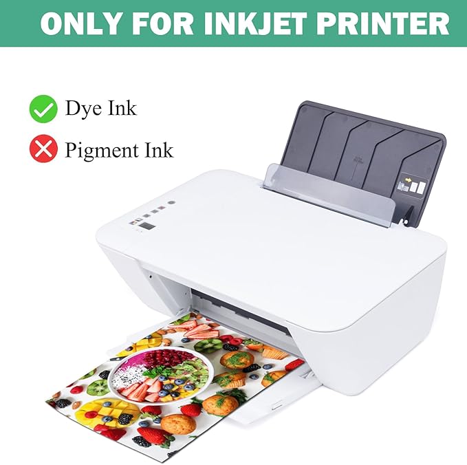 11x14 Glossy Photo Paper, Photo Quality Paper for Inkjet Printer, 50 Pack, 52lb/200gsm (P1114WS200GP)