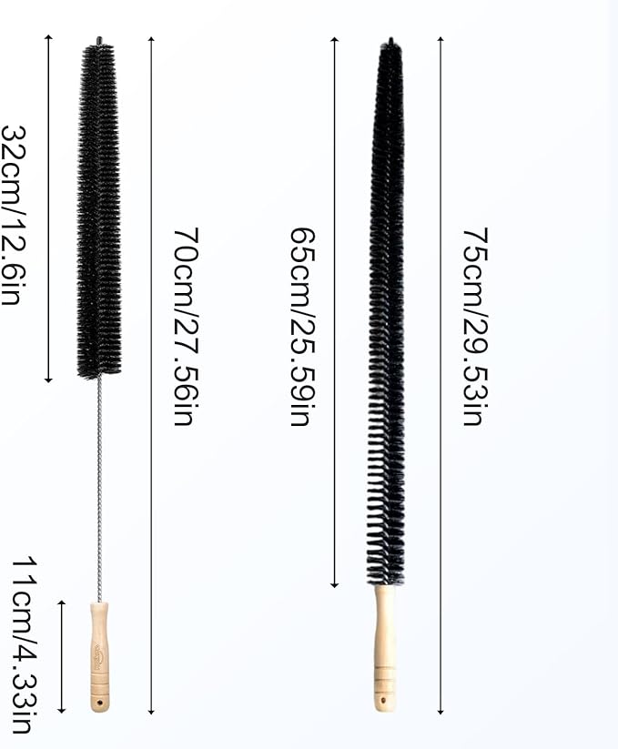 Washing Machine Pipe Cleaning Brush, 2026 New Dryer Vent Cleaner lint Brush, Premium Refrigerator Coil Cleaning Brush Flexible Dryer Lint Cleaner Brush for Home and Laundry Room Use (1)