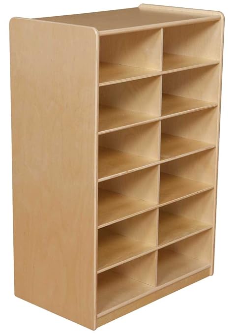 Wood Designs WD18269 (12) 5" Letter Tray Storage Unit without Trays