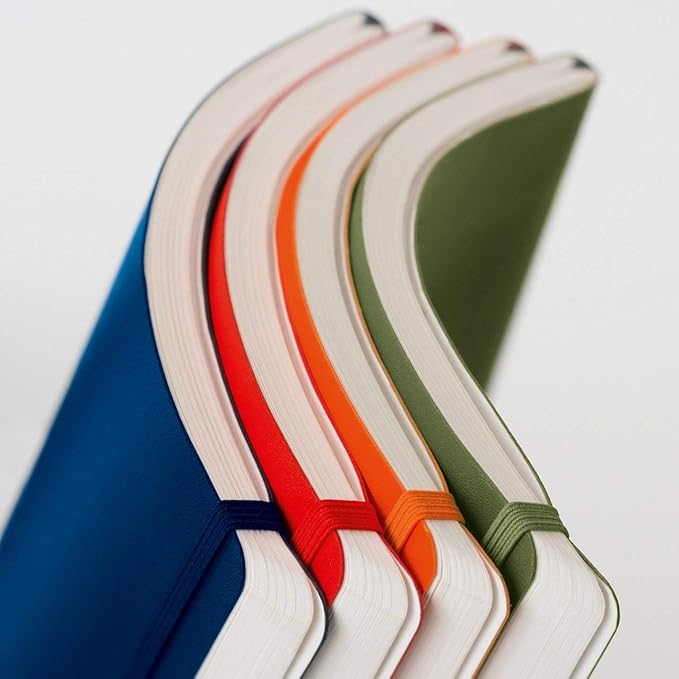 LEUCHTTURM1917 - Notebook Softcover Pocket A6-123 Numbered Pages for Writing and Journaling (Dotted, Berry)