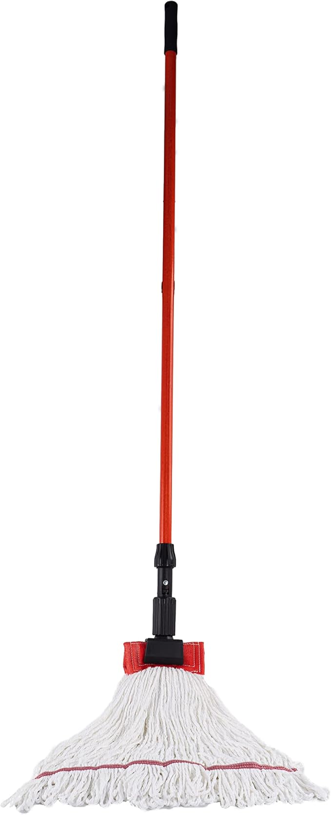 Matthew Cleaning Microfiber String Mop Heavy Duty Commercial Wet Mop Head Replacement,Excellent Absorbency,Premium Launderability,Reusable for Home,Commercial and Industrial Use(White,3Pack)