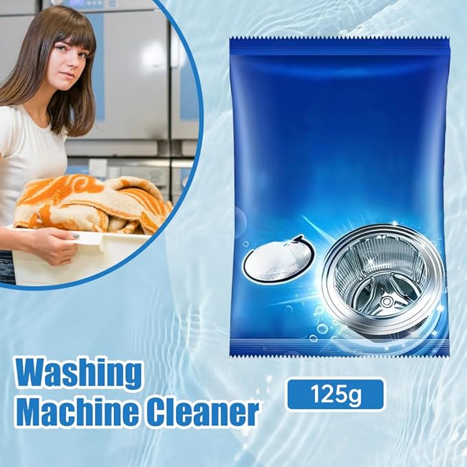 Washing Machine Cleaner, 2026 New Powerful Stain Remover for Washing Machine Tanks - Deep Clean Solution for HE Top Load and Front Load Washers, Descaler for Drum, Tub & All Internal Parts (5Pack)