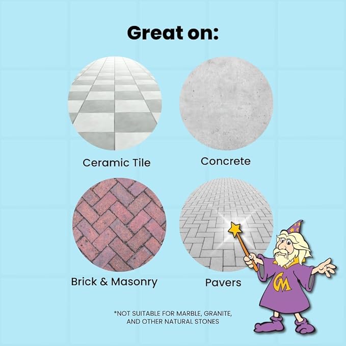 Armchem Grout66: Grout and Tile Cleaner with Low-Odor, Non-Fuming Formula Ideal for Heavy-Duty Cleaning, Quick Touch-Ups, and Tile Maintenance. This One Quart Kit ensures Effortless Cleaning.