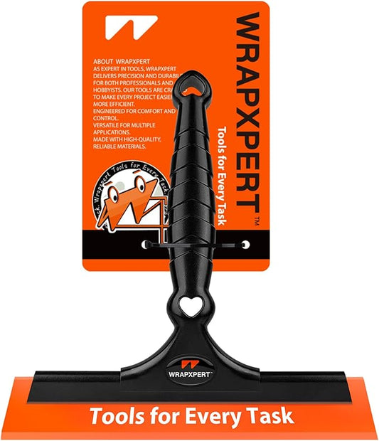WRAPXPERT Window Tint Squeegee 8.3-Inch Silicone Squeegee for Car Windows, Window Tint Tool Kit for Windshield, Side Mirror, Shower Glass, and House Windows/Door Cleaning