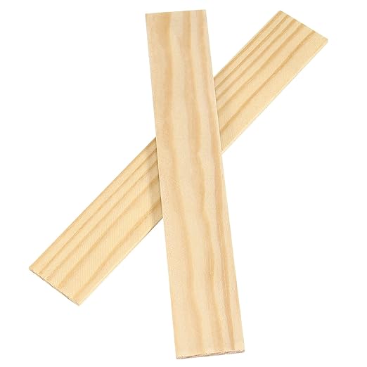 SINJEUN 216 Pack 6 Inch Wood Ruler, 2 Scales 15 cm Wooden Straight Rulers Double-Sided Scale Ruler Measuring Tool for Students School Home Office Architects Engineers