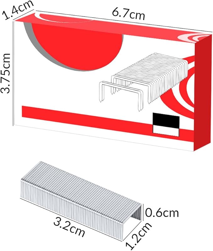 Effort-Saving Lever Teacher Stapler with 1000 Staples, 24/6 and 26/6 Stapler for desks, Offices, and classrooms(3000 Staples Replacement)