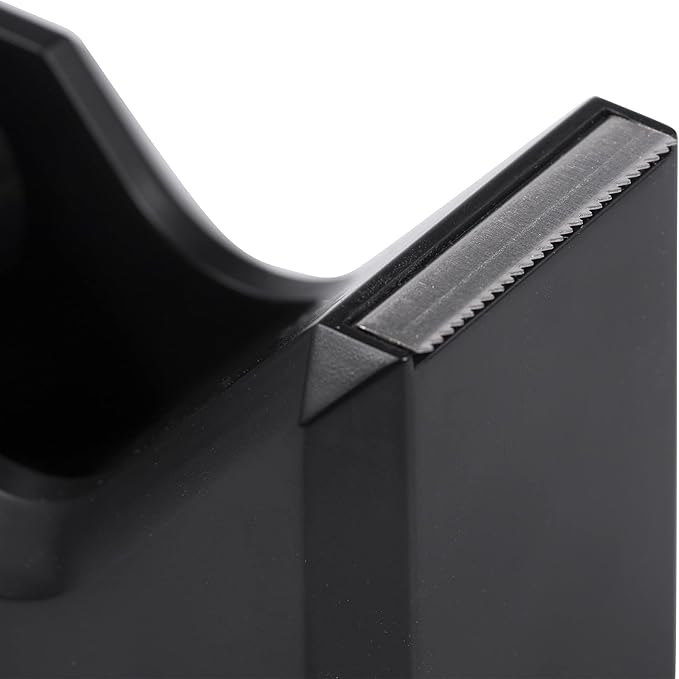 JAM PAPER Colorful Desk Tape Dispensers - Black - Sold Individually