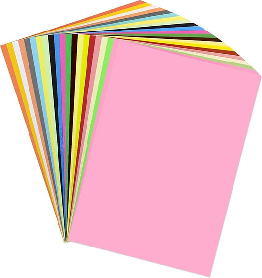 Color Copy & Print Paper 8.3"x11.7" 300 Sheets 20 Colors Rainbow Printer Paper Pastel Color Multipurpose Papers Portable Colored Copy Papers for DIY Cut Art Craft Office School Print Copys Document