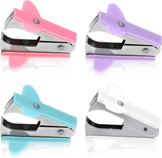 4 Pcs Staples Remover,Stapler Remover Tool,Staple Puller,Staples Removers for School,Office, and Home for Teachers, Students, and Professionals Seeking