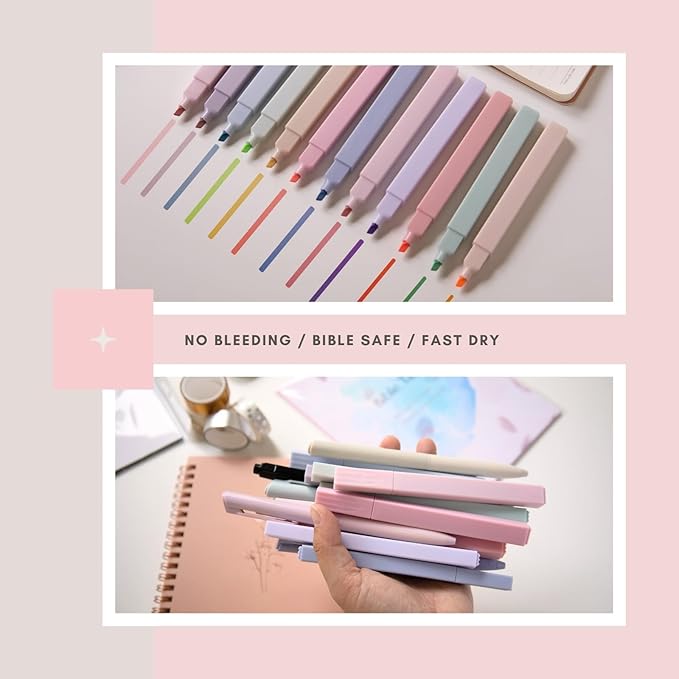 Bible Journaling Kit for Women – Christian Gifts for Women, Bible Study Tools, Highlighters, Pens, Sticky Notes, Notebook, Pink Bible Tabs & More – Perfect for Bible Study, Birthday & Mother’s Day